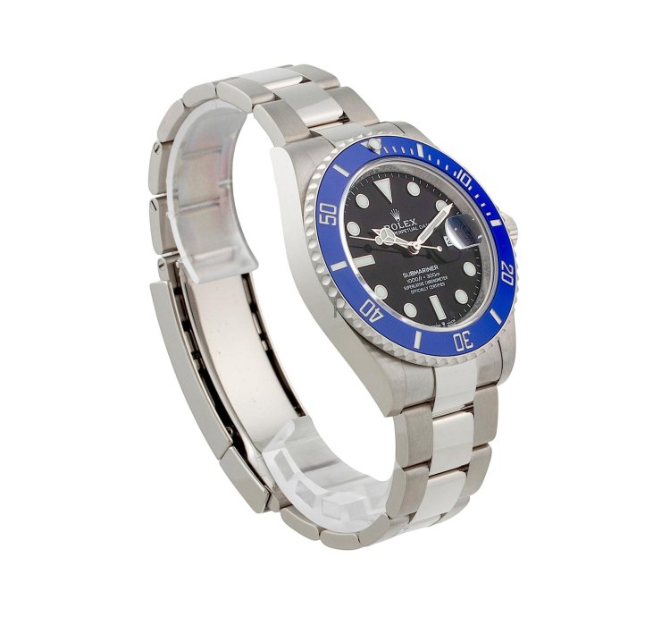 Rolex Submariner Date 41mm 18k White Gold Unworn Box Card