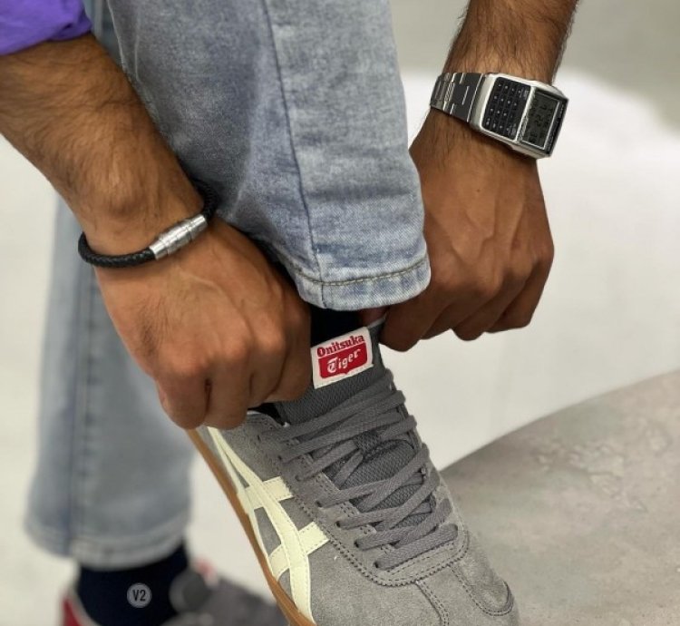 Asic S Onitsuk A Tiger Tokuten Grey Sneakers