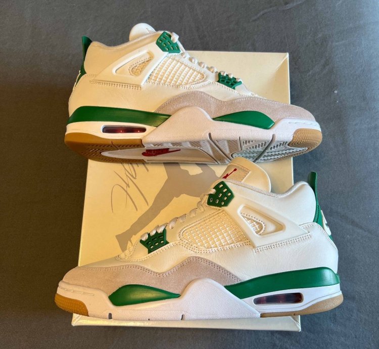 Nike Air Jordan 4 Retro Sb Pine Green Size 10 Dr5415 103
