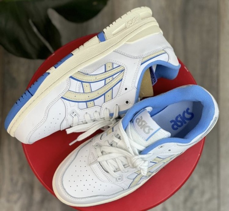 Asics Ex89 White Cream Birch Sneakers
