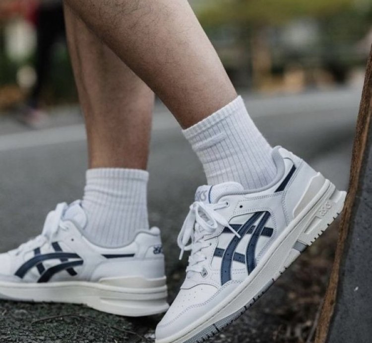 Asics Ex89 White Grand Shark Sneakers