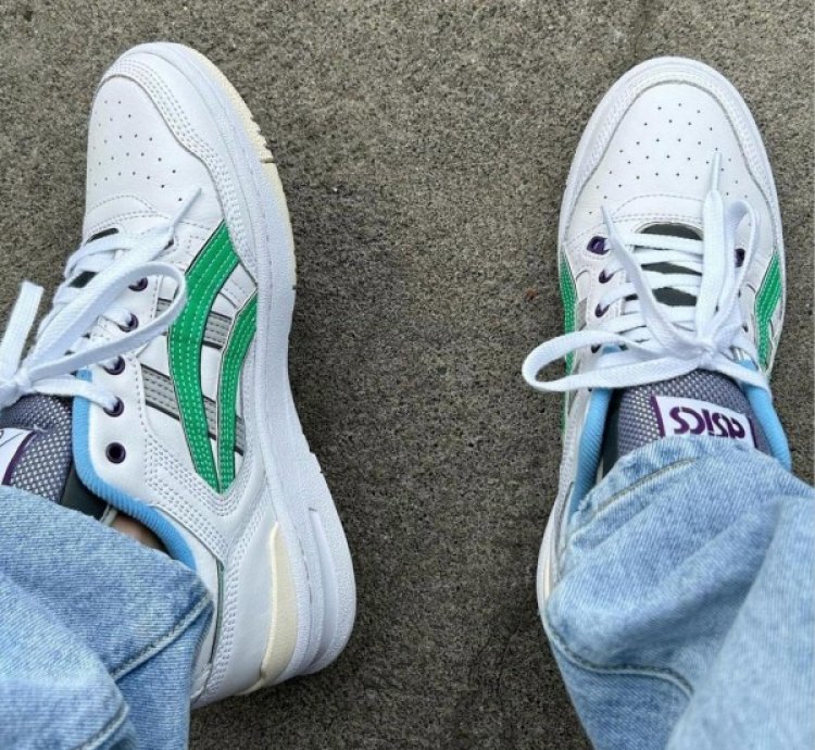 Asics Ex89 White Green Sneakers