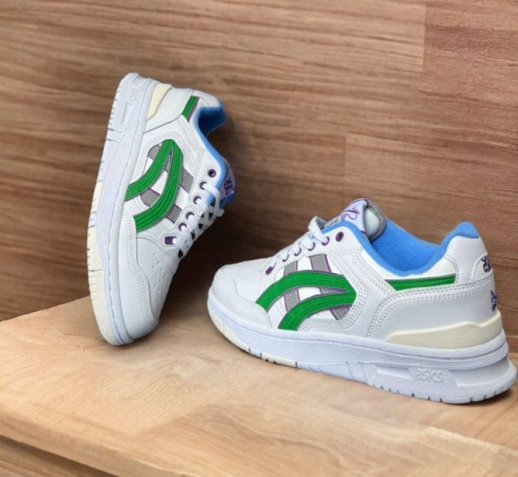 Asics Ex89 White Green Sneakers