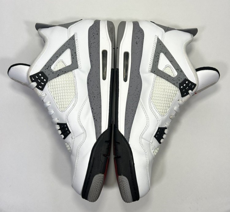 Nike Air Jordan 4 Retro White Cement Shoes Size 11 5