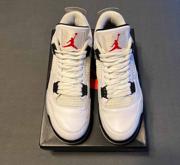 Nike Air Jordan 4 Retro White Cement Size 10 5 840606 192