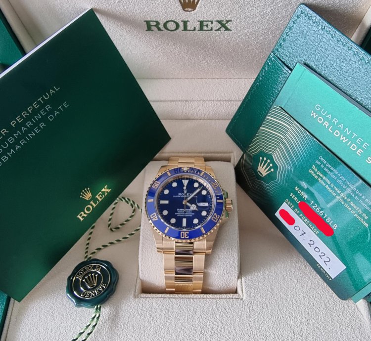 Rolex Submariner Date 41mm Blue 126618lb 2022 New