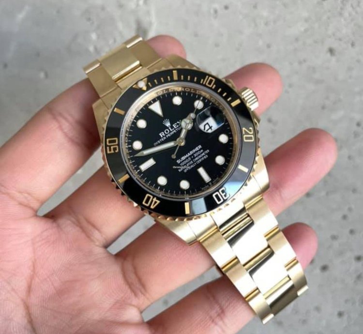 Rolex Submariner Date 41mm Ceramic Black 18k Yellow Gold Bnib 2025