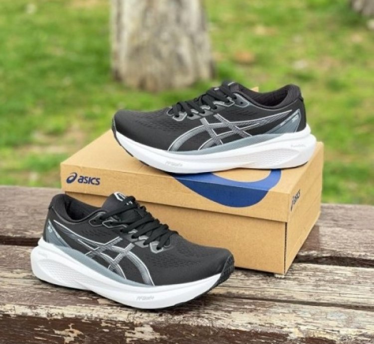 Asics Gel Kayano 30 Black White Running Shoes