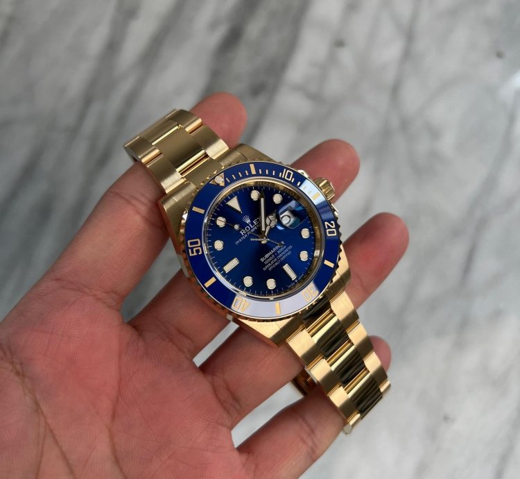 Rolex Submariner Date 41mm Ceramic Bluesy Full Gold Bnib 2025