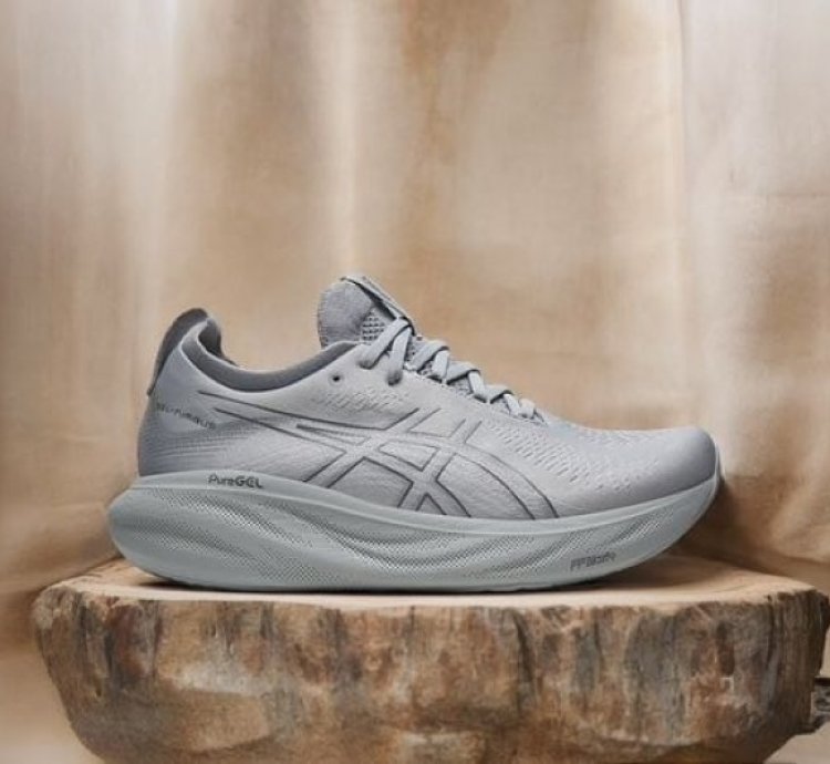 Asics Gel Nimbus 25 Grey Running Shoes