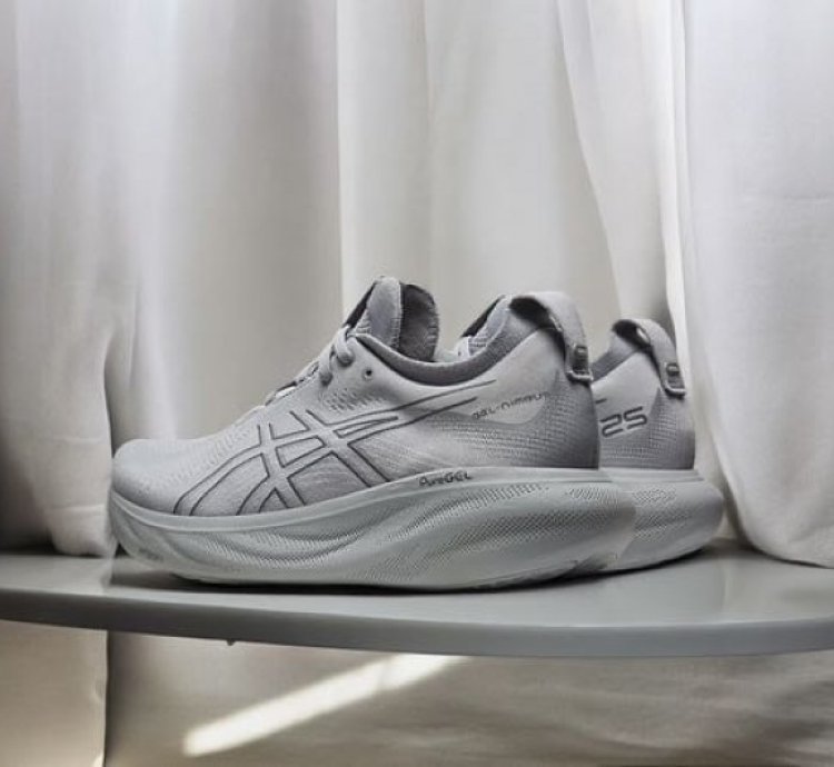 Asics Gel Nimbus 25 Grey Running Shoes