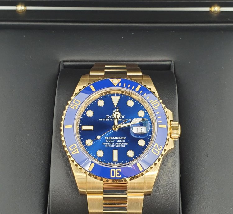 Rolex Submariner Date Basel One Submariner Date 126618lb Full Gold Blue