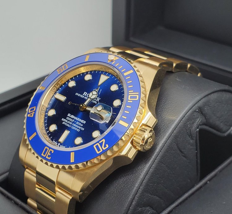 Rolex Submariner Date Basel One Submariner Date 126618lb Full Gold Blue