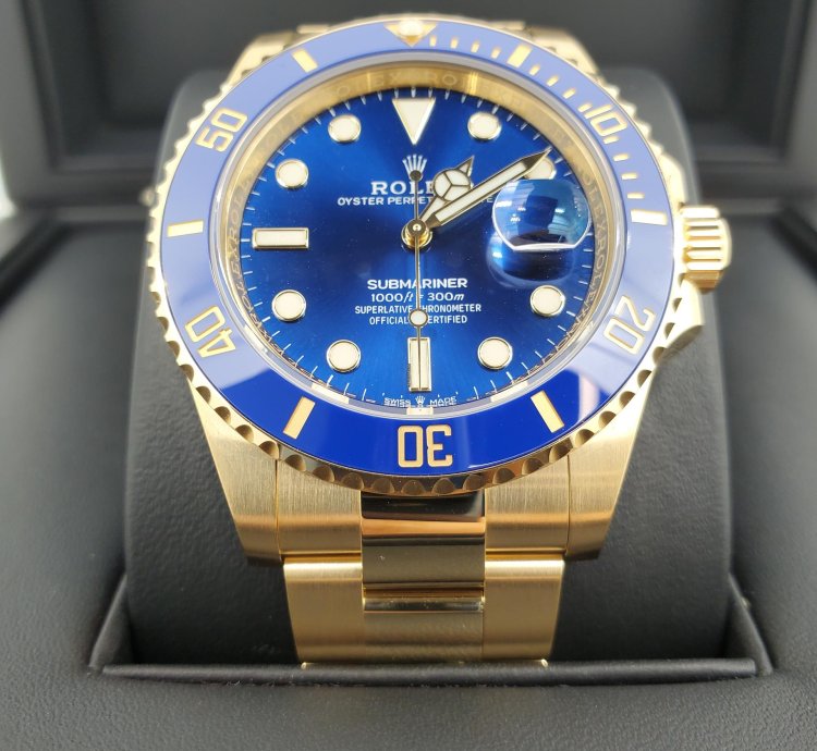 Rolex Submariner Date Basel One Submariner Date 126618lb Full Gold Blue