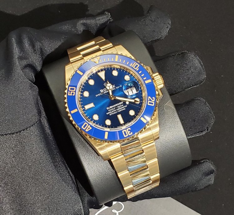 Rolex Submariner Date Basel One Submariner Date 126618lb Full Gold Blue