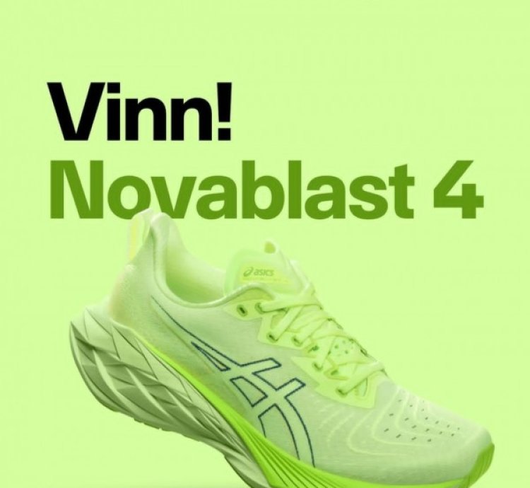 Asics Nova Blast 4 Neon Green Running Shoes