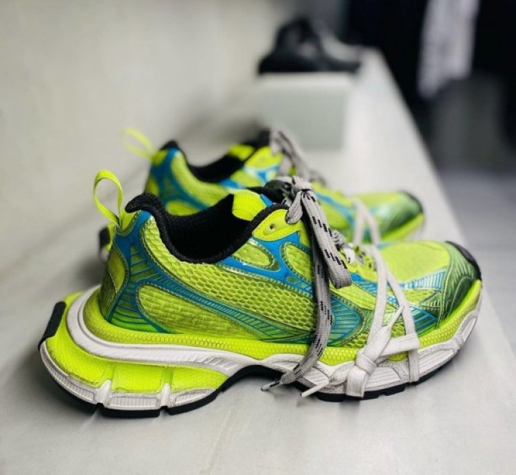 Balenciaga 3xl Beast Mode Neon Green Sneakers