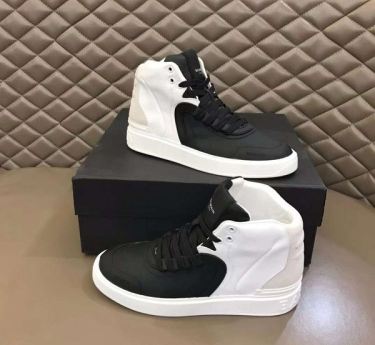 Balmain B Skate High Top Black White Sneaker