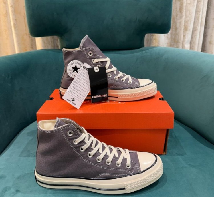 Convers E Chuck Taylor 70s High Grey Sneakers
