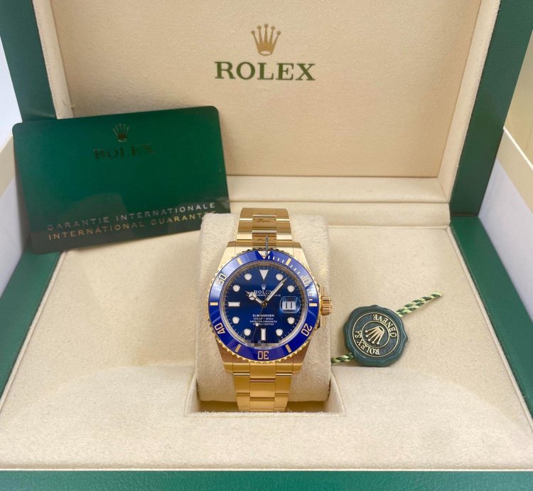 Rolex Submariner Date Blue Dial 41mm Yellow Gold 126618lb Unworn 2023