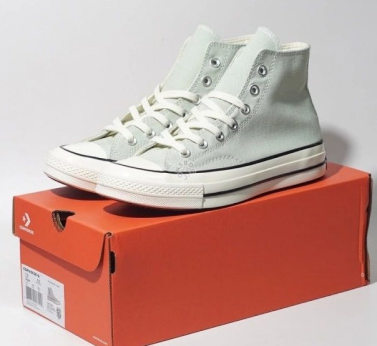 Convers E Chuck Taylor All Star 70 Hi Canvas Prism Green Sneakers