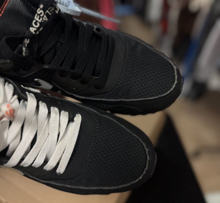 Nike Air Max 90 Off White Black 2019 Size 11