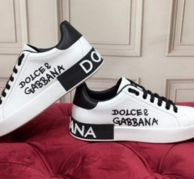 Dolc E Gabbana Calfskin Nappa Portofino Sneakers