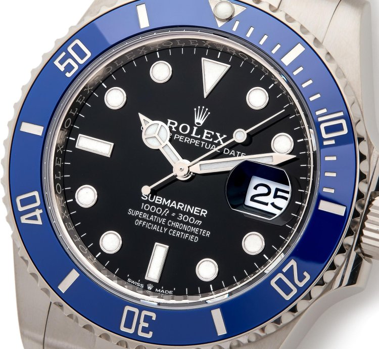 Rolex Submariner Date Blueberry 18k White Gold 126619lb - Ats-w008129