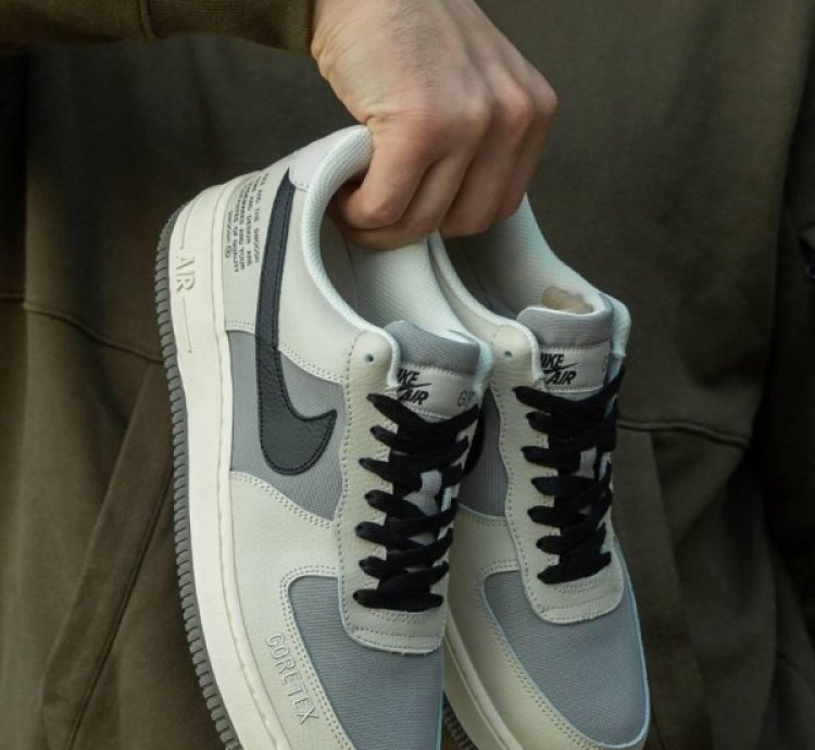 Goretex X Nike Air Force 1 Grey White Sneakers