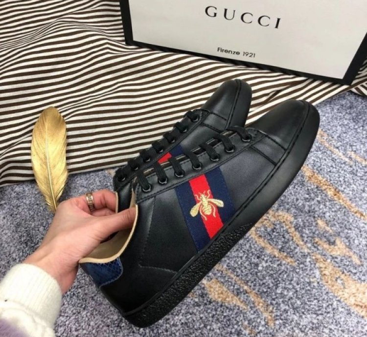 Gucci Ace Bee Black Sneakers