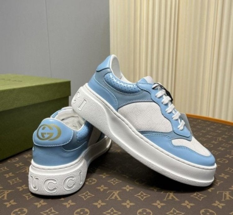 Gucci Embossed Platform Chunky Sneaker