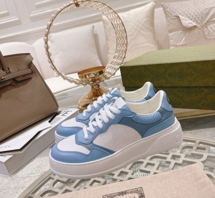 Gucci Embossed Platform Chunky Sneaker