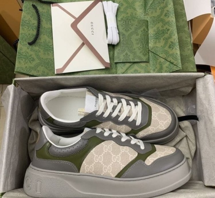 Gucci Gg White Beige Sneaker