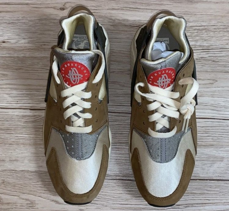 St Ssy Nike Air Huarache Desert Oak Ds Size 9 240