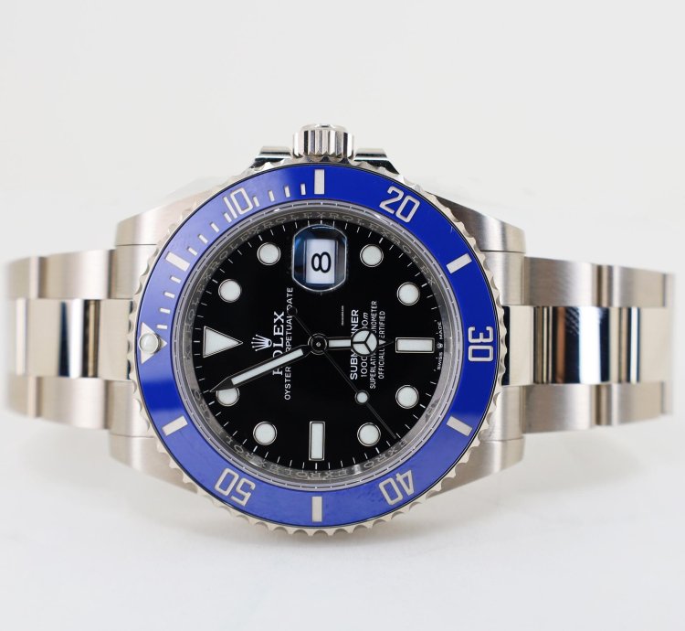 Rolex Submariner Date Cookie Monster Blue Bezel Black Dial
