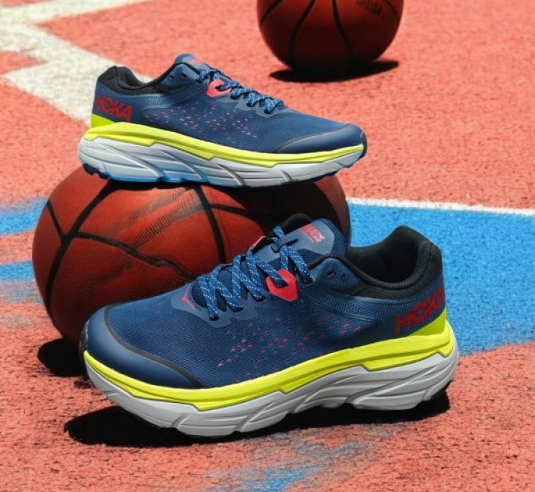 Hok A Challenger Art 6 Grey Blue Sneakers