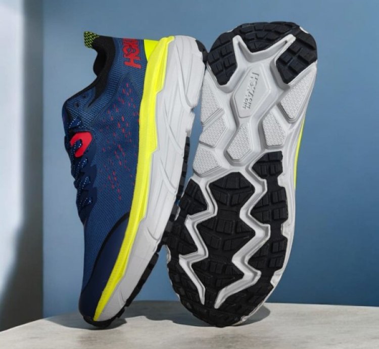 Hok A Challenger Art 6 Grey Blue Sneakers