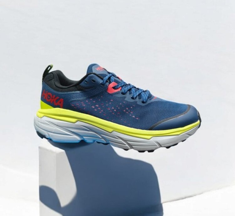Hok A Challenger Art 6 Grey Blue Sneakers