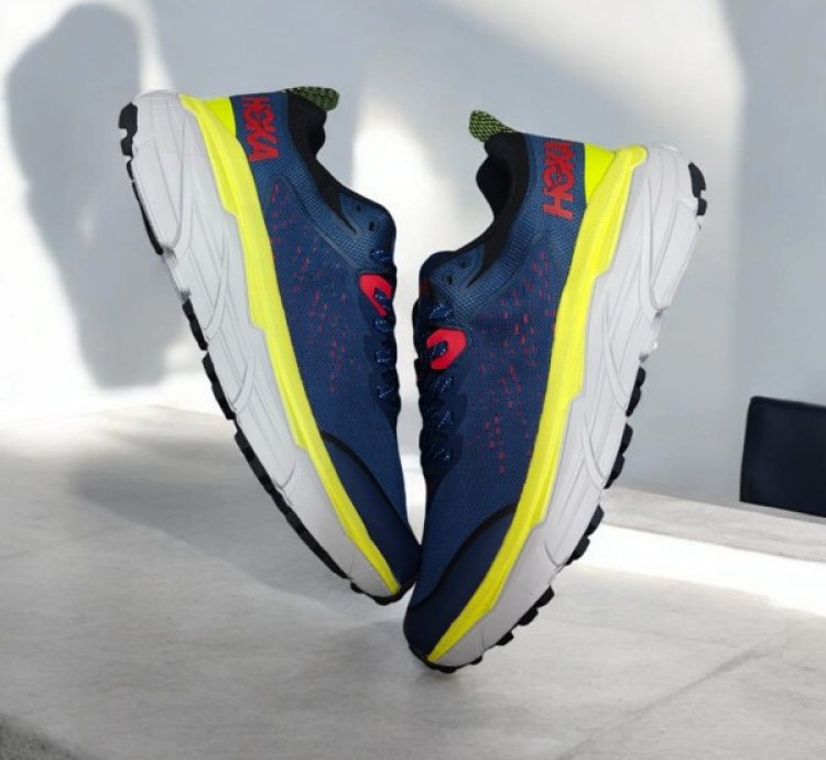 Hok A Challenger Art 6 Grey Blue Sneakers