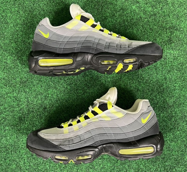 Nike Air Max 95 Og Neon Yellow Green Black 2020 Mens Size 13