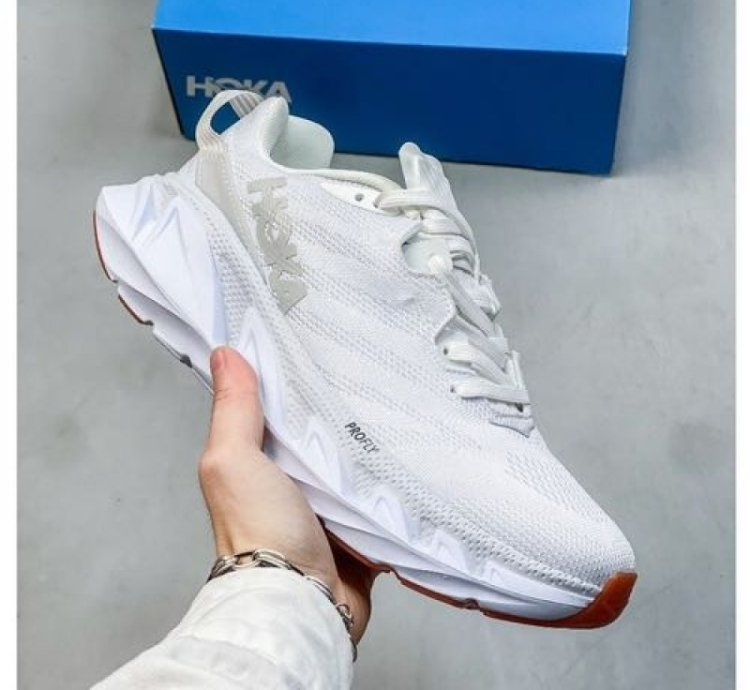 Hok A One Elevon 2 White Sneakers