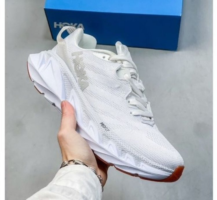 Hok A One Elevon 2 White Sneakers
