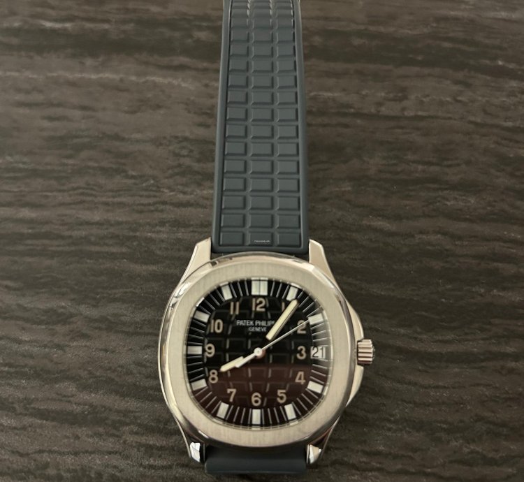 Patek Philippe Aquanaut 5065a-001 38mm 2006 Full Set Switzerland Blue Strap