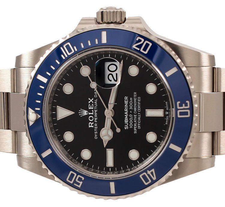 Rolex Submariner Date Full White Gold Full Set 2021 Ref 126619lb