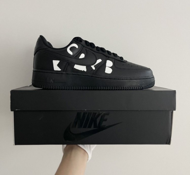 Steal 2025 Nike Comme Des Gar Ons Black Air Force 1 Low