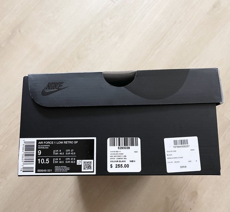Steal 2025 Nike Comme Des Gar Ons Black Air Force 1 Low