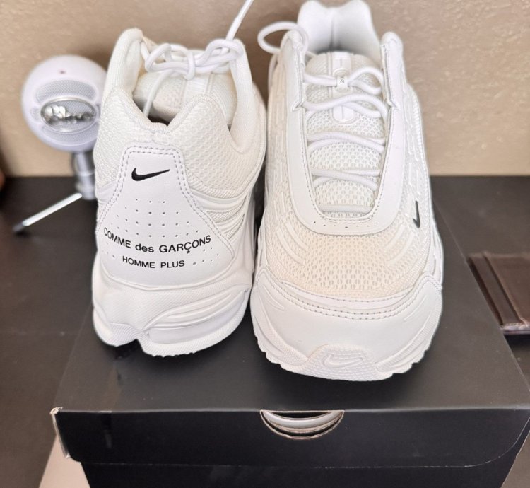 Nike Air Max 97 Comme Des Gar On Homme White Black