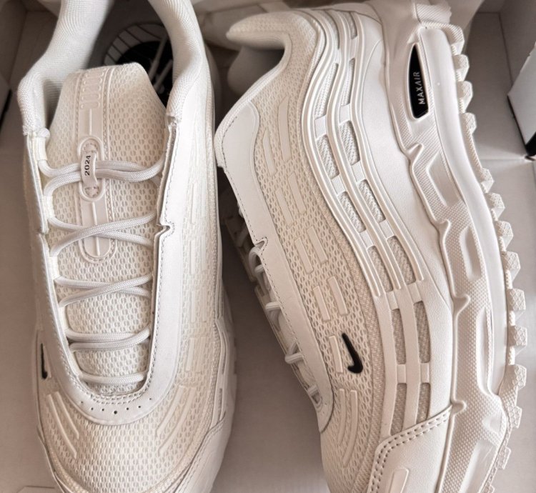 Nike Air Max 97 Comme Des Gar On Homme White Black
