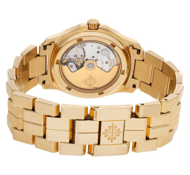 Patek Philippe Aquanaut 5066 1j 18k Yellow Gold 36mm Watch