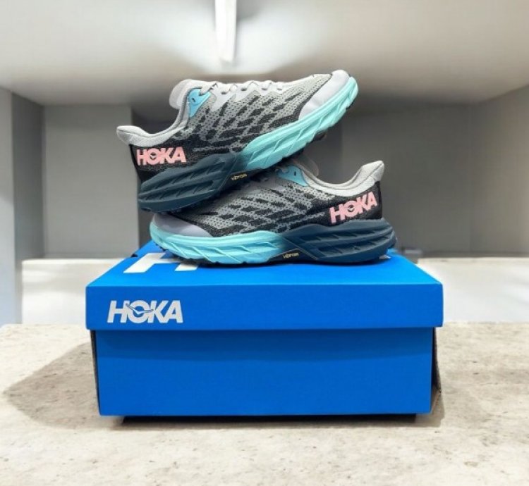 Hoka One Speedgoat Grey Sneakers